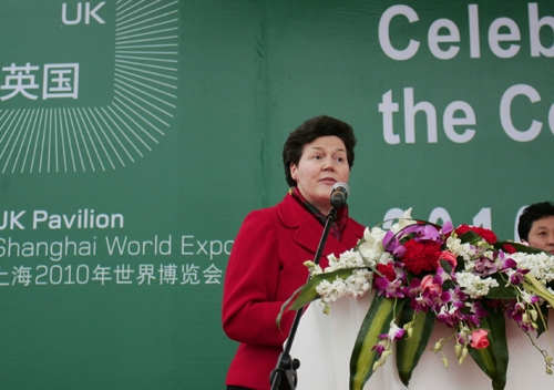 Carma Elliot, British consul general Shanghai and also the country's Expo deputy commissioner general