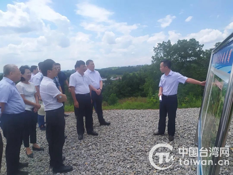 陈全,李电一行调研大石乡土地宜机化整治和高标准基本农田建设(图片