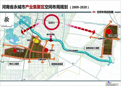 集聚区名片     永城市产业集聚区总体规划面积19平方公里